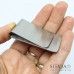 Fermasoldi in acciaio satinato da 50x26x7.2mm