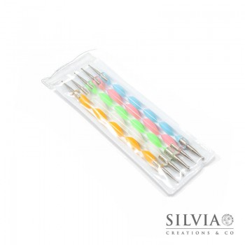 Set 5 bulini per modellare le paste polimeriche
