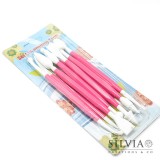 Set 8 attrezzi per modellare le paste polimeriche