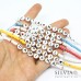 Bracciale con corallini colorati, nome o scritta