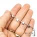 Bracciale catena acciaio con stelle