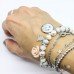 Bracciale personalizzato con fotografia cane gatto o coniglio e charms