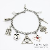 Bracciale magia Doni della Morte e charms