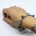 Bracciale catena acciaio Malefica inspired con charms