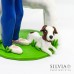 Cake topper personalizzato con bambina e unicorno