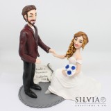 Cake topper sposi Nicolò e Francesca