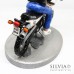 Cake topper personalizzato con moto e ragazzo