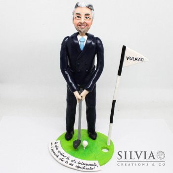 Cake topper personalizzato con datore di lavoro