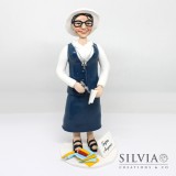 Cake topper personalizzato con suora