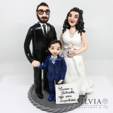 Cake topper sposi Gabriella e Luciano