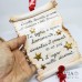 Cake topper personalizzato per laurea di Luisella e targa pergamena con frase