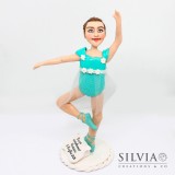 Cake topper personalizzato con ballerina