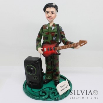Cake topper pensione carabiniere
