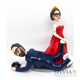 Cake topper personalizzato per le nozze di Vincenzo e Daniela