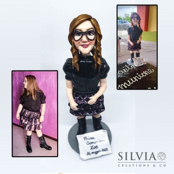 Cake topper personalizzato per la Prima Comunione di Zoe