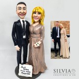 Cake topper sposi anniversario nozze