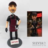Cake topper per il compleanno di uno Chef