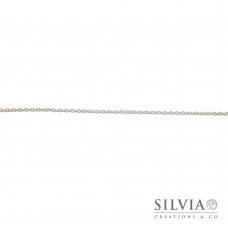 Catena forzatina liscia saldata in acciaio da 2,5x2 mm x 1m