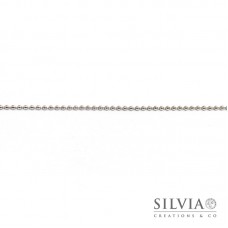 Catena a pallini in acciaio da 2 mm x 1m
