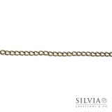 Catena ovale a torsione color bronzo da 7x5 mm x 1m