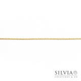 Catena a pallini color oro da 1,5 mm x 1m