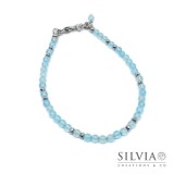 Cavigliera da donna con pietre dure a scelta Cavigliera da donna con pietre dure a scelta