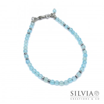 Cavigliera da donna con pietre dure a scelta Cavigliera da donna con pietre dure a scelta