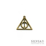 Charm Doni della Morte bronzo in zama 32x31 mm