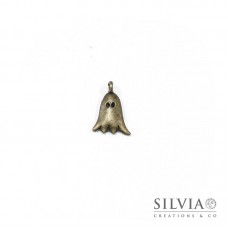 Charm a forma di fantasma bronzo in zama 20x14 mm