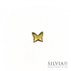 Charm a forma di farfalla bronzo in zama 16x15 mm