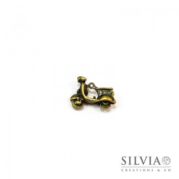 Charm a forma di vespa bronzo in zama 23x16 mm