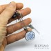 Collana girocollo per maestra con frase i bambini nascono con le ali e charms