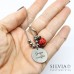 Collana girocollo per maestre e insegnanti ciondolo grazie maestra