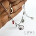 Collana girocollo personalizzata con fotografia cane gatto o coniglio e charms Collana girocollo personalizzata con fotografia cane gatto o coniglio e charms