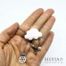 Collana girocollo catena acciaio con nuvola e fiocchi di neve
