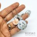 Collana lunga personalizzata con fotografia cane gatto o coniglio e charms