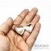 Collana ciondolo portafoto a cuore con strass oro rosato 22 mm