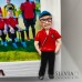 Cornice personalizzata con personaggio in miniatura nome e oggetti aggiuntivi Cornice personalizzata con personaggio in miniatura nome e oggetti aggiuntivi