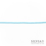 Cristalli a rondella acquamarina chiaro 4x3 mm