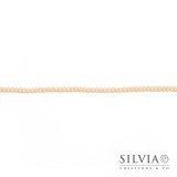 Cristalli a rondella albicocca 4x3 mm