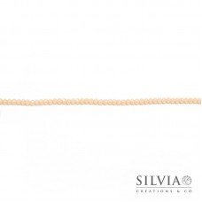 Cristalli a rondella albicocca 4x3 mm
