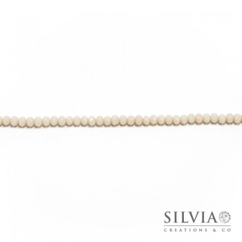 Cristalli a rondella albicocca 6x4 mm