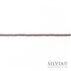 Cristalli a rondella ametista 4x3 mm