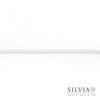 Cristalli a rondella cristallo ab 4x3 mm