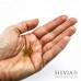 Cristalli a rondella giallo sole 4x3 mm