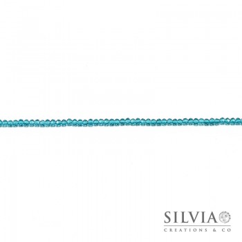 Cristalli a rondella indicolite 4x3 mm