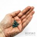 Cristalli a rondella indicolite ab 6x4 mm