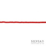 Cristalli a rondella rosso siam 4x3 mm