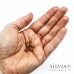 Cristalli a rondella topazio chiaro ab 6x4 mm