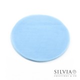 Disco in tulle color azzurro da 230 mm x10pz